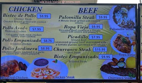 Online Menu of LA VINA CUBAN CAFE Restaurant, Pompano Beach, Florida, 33073 - Zmenu