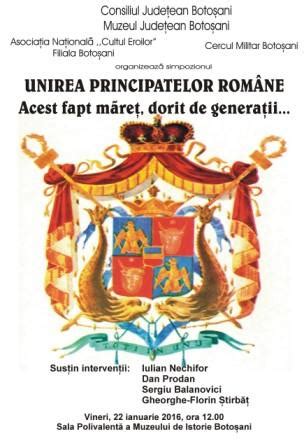 Simpozion Despre Unirea Principatelor Romane La Muzeul Judetean