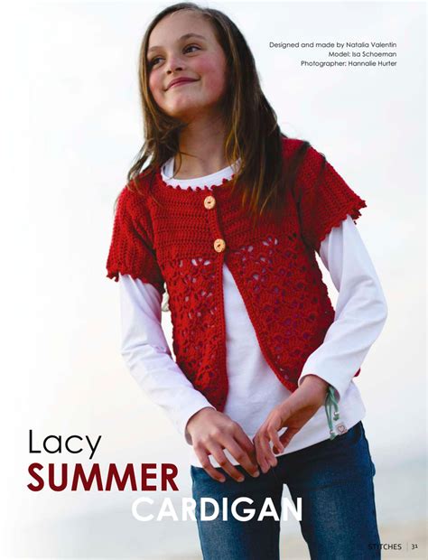 Girl S Lacy Summer Cardigan Crochet Pattern ⋆ Crochet Kingdom