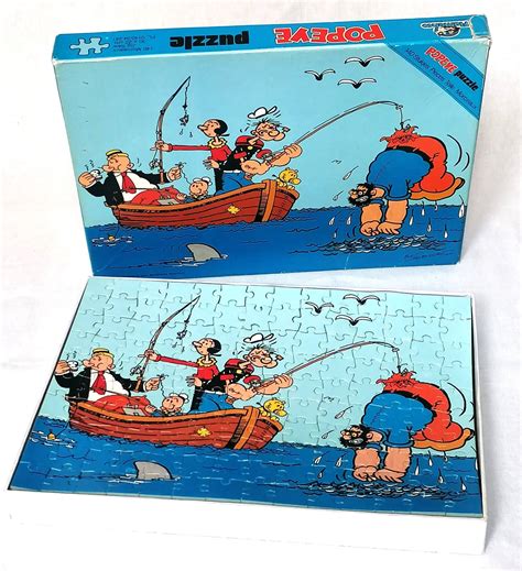 Puzzle Popeye Vintage Grenier D Enfance