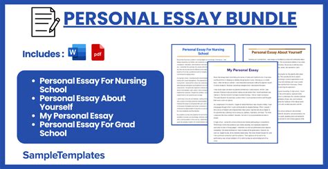 Free 12 Personal Essay Samples In Pdf