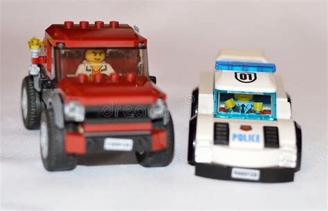 Lego Police car editorial photo. Image of action, firefighters - 82794156