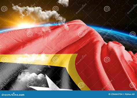 National Flag Of East Timor Timor Leste Stock Photo Image Of