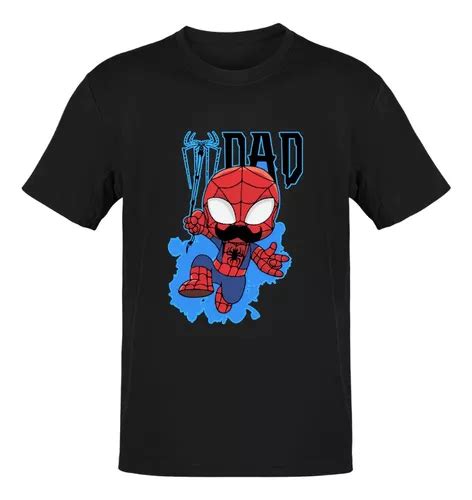 Playeras Para Papá E Hijo Dúo Personalizado Spiderman Hombre Mebuscar