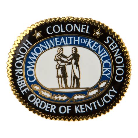 Great Seal Gold Lapel Pin Kentucky Colonels Online Store