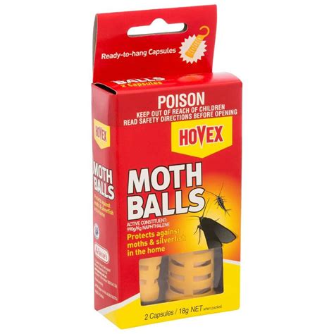 Hovex Moth Balls 2 Pack Big W