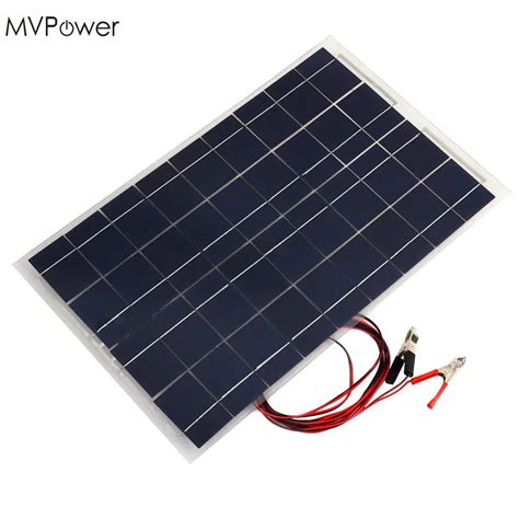 MVPower Portable Large 52 X 33 X 0 4cm 18V 30W Solar Panel Bank Smart