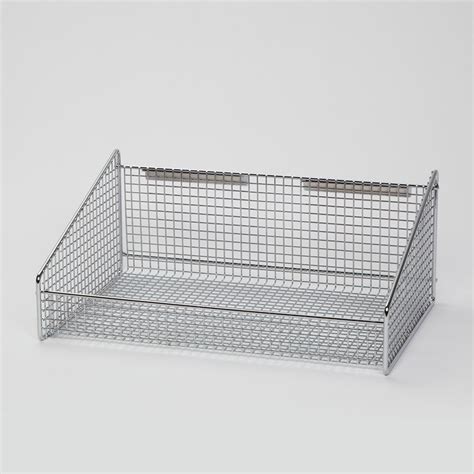 Stainless Steel Chrome Plate Stackable Wall Wire Baskets Storage