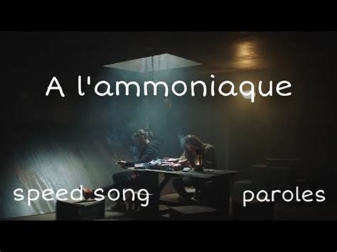 Pnl A Lammoniaque Speed Song Paroles Youtube