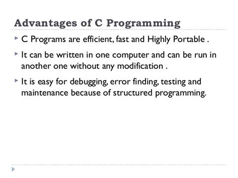 C Language Programing Presentation