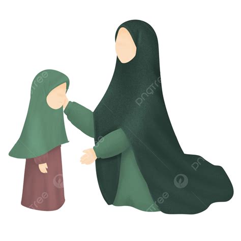 Mom And Daughter Illustration Mother Kids Parenting Png Transparent