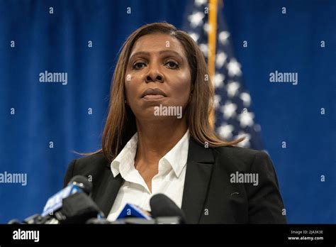 New York Ny May 26 2022 Attorney General Letitia James Speaks