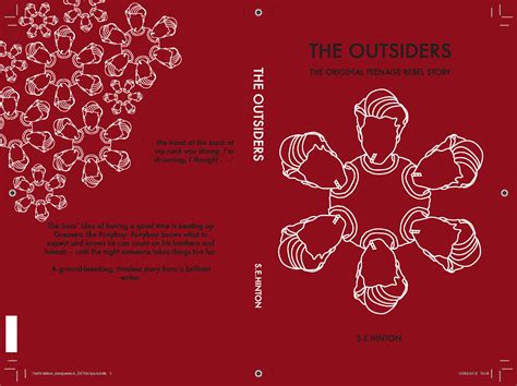 The Outsiders Book Cover Design On Behance