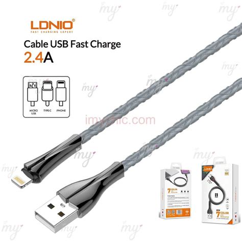 Cable Usb Fast Charge A Mobiland Ldnio Ls Imychic