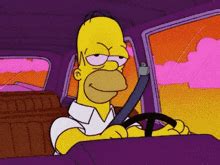 Homer Simpson Driving GIFs | Tenor