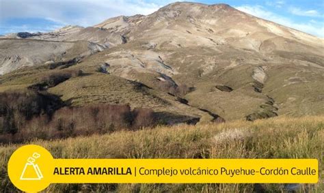 Declaran alerta Amarilla para el Complejo Volcánico Puyehue Cordón