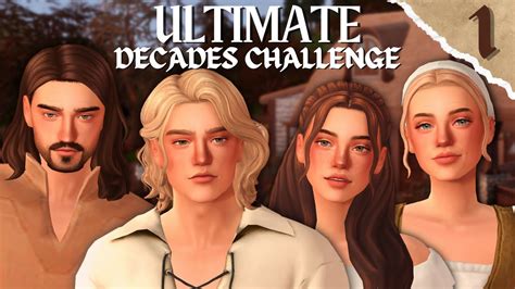 ULTIMATE Decades Challenge The Beginning Ep 1 1300 The Sims