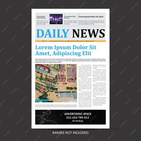 Newspaper Front Page Template