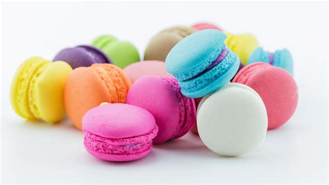 Desktop Wallpapers French Macarons Multicolor Food Cookies X