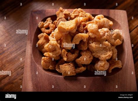 Chicharrones Deep Fried Pork Rinds Crispy Pork Skin Pieces