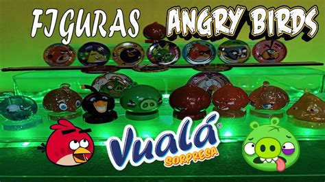 Vuala Sorpresa Angry Birds Figuras Y Caps De Los Angry Birds Tazos