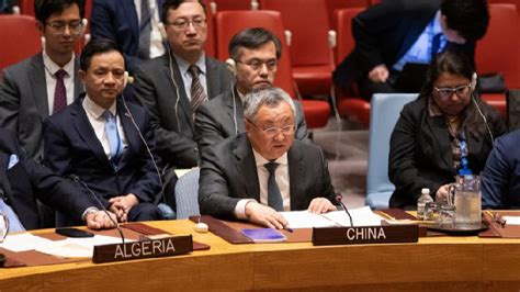 China Slams U S Veto Of Palestine S Pursuit Of Full Un Membership Cgtn