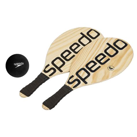 Kit Raquetes Frescobol Speedo Raquetes E Bola Lazer Praia Shopee