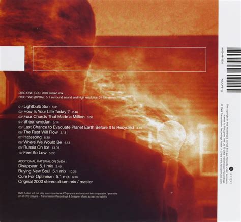 Classic Rock Covers Database Porcupine Tree Lightbulb Sun 2000