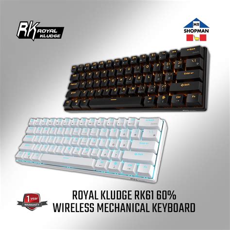 Royal Kludge Rk Wireless Tri Mode Mechanical Keyboard Shopee