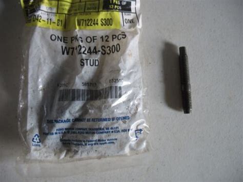 NOS FORD OEM Exhaust Manifold Manifold Stud W712244 S300 QTY 1 EBay