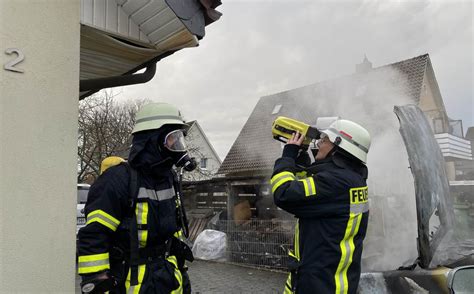 Melle Föckinghausen Feuerwehr löscht brennenden PKW Kreisfeuerwehr