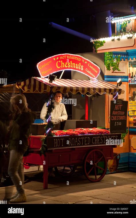 Christmas Market, The Southbank, London, England Stock Photo - Alamy