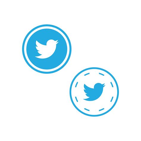 Twitter Icon Set 7944693 Vector Art at Vecteezy