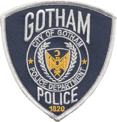 Gotham City Police Department Shoulder Patch Police Officer Joker