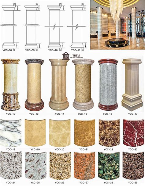 marble column  sale stone pillars trevi sculpture