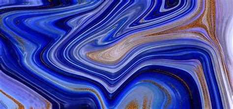 Mármore Azul E Textura De Fundo Abstrato Dourado índigo Oceano Azul