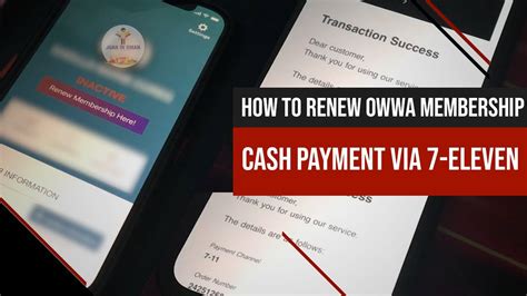 How To Renew Owwa Membership Cash Payment Via Eleven Youtube