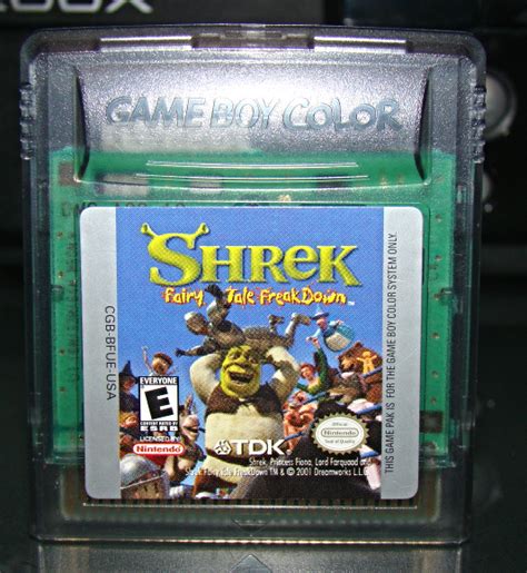 Nintendo Gameboy Color Shrek Fairy Tale Freak Down Game Only