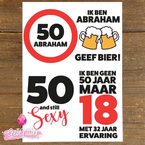 Man Verjaardag Abraham 50 Jaar Humor Marmion Lizotte