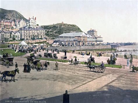 On The Beach Llandudno Conwy County Borough Wales C 1890 1900