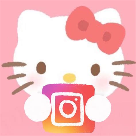 Hello Kitty Icon Instagram Hello Kitty Iphone Wallpaper Walpaper