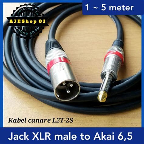 Jual Kabel Jack XLR Male To Akai 6 5 Kabel Gitar To Mixer Panjang 1