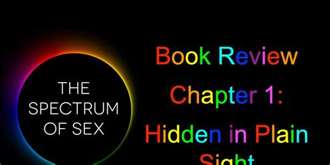 Book Review The Spectrum Of Sex Chapter 1