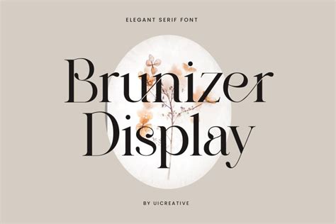 Brunizer Display Font - Free Fonts