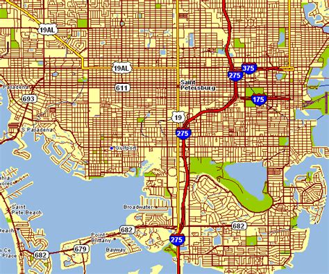 City Map of Saint Petersburg
