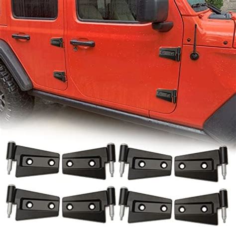 Lqito 4 Door Hinge Assembly Kits Compatible With 2007 2018 Jeep Jk Jeep Wrangler