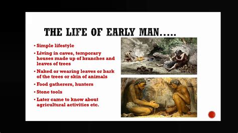 Std Vi History Ch The Life Of Early Man Part Youtube