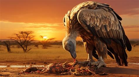 Premium AI Image | African Vulture in Its Natural Environment