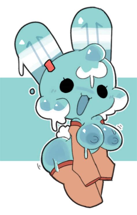 Rule 34 2d 3 Cute Cyan Body Edit Female Humanoid Ice Cream Popsicle Sleepysous Tagme