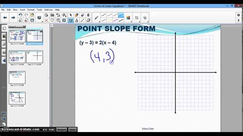 Forms Of Linear Equations Youtube